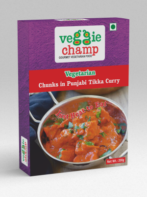 Vegetarian Chunks in Punjabi Tikka Curry